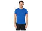 Nike Nikecourt Dri-fit Short Sleeve Tennis Top (indigo Force/active Fuchsia/indigo Force) Men's Clothing