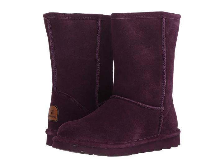 Bearpaw Elle Short (plum) Women's Shoes