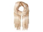 Lauren Ralph Lauren Brushed Plaid Blanket Wrap (camel) Scarves