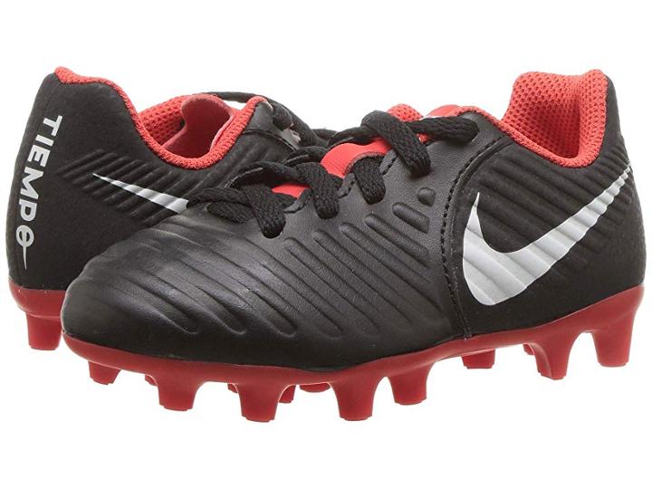 Nike Kids Jr. Legend 7 Club Mg Soccer (toddler/little Kid/big Kid) (black/pure Platinum/light Crimson) Kids Shoes