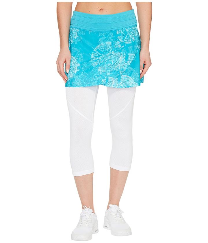 Skirt Sports Hover Capri Skirt (clarity Print/white) Women's Skort