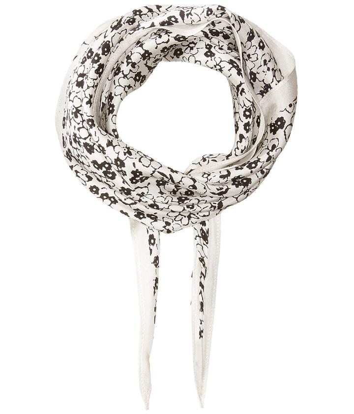 Lauren Ralph Lauren Silvia Silk Diamond Shape Scarf (cream) Scarves
