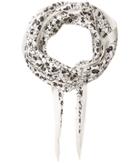 Lauren Ralph Lauren Silvia Silk Diamond Shape Scarf (cream) Scarves