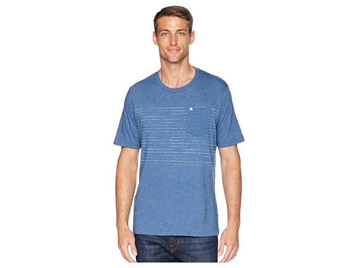 Travismathew Outliner T-shirt (heather True Navy) Men's T Shirt