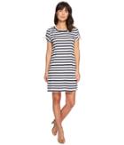 Sanctuary Ojai Stripe T-shirt Dress (blue Jay/white) Women's Dress
