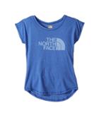 The North Face Kids Tri-blend Scoop Neck Tee (little Kids/big Kids) (dazzling Blue Heather) Girl's T Shirt