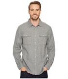 The North Face Long Sleeve Arroyo Flannel Shirt (tnf Medium Grey Heather) Men's Long Sleeve Button Up
