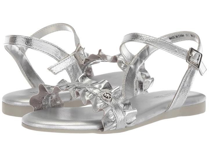Michael Michael Kors Kids Demi Blink (little Kid/big Kid) (silver) Girl's Shoes