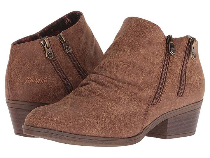 Blowfish Storz (tobacco Spindal) Women's Zip Boots
