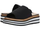 Summit By White Mountain Livvy (black Fabric) Women's Slide Shoes