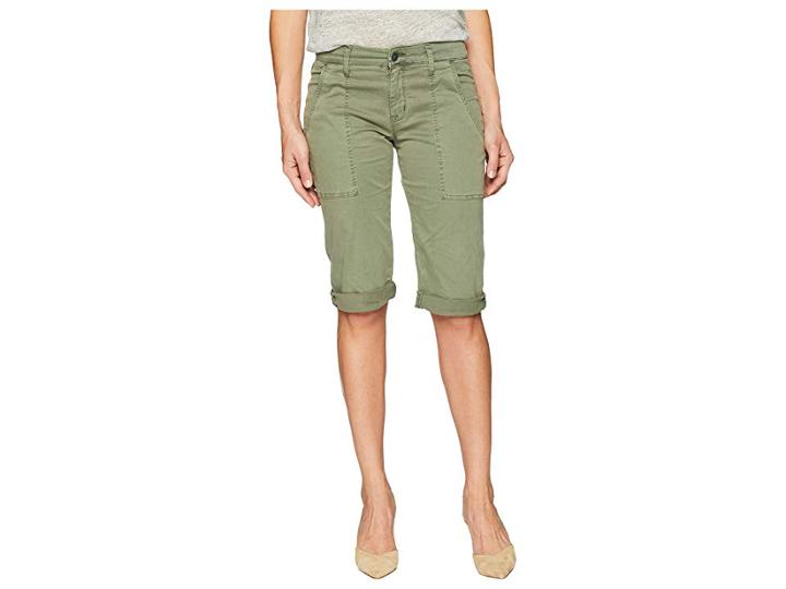 Hudson The Leverage Mid-rise Cargo Shorts In Forester (forester) Women's Shorts