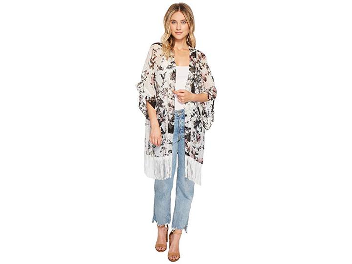 Steve Madden Swiss Dot Kimono (ivory) Women's Clothing