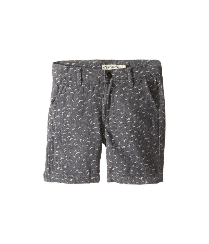 Appaman Kids Super Soft Coastal Shorts (toddler/little Kids/big Kids) (birds Grey) Boy's Shorts
