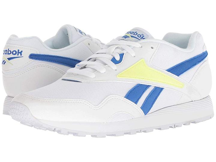 Reebok Lifestyle Rapide Mu (white/vital Blue/lemon Zest/tin Grey) Men's Classic Shoes