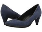 Ecco Shape 45 Sleek Pump (blue Iris) Women's 1-2 Inch Heel Shoes
