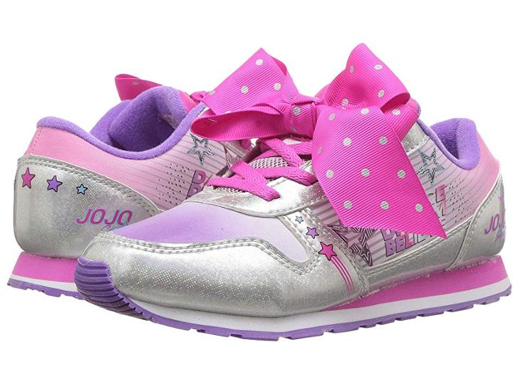 Josmo Kids Jojo Siwa Sneaker (little Kid/big Kid) (lavender/silver) Girls Shoes