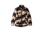 The North Face Kids Campshire Full Zip (little Kids/big Kids) (peyote Beige California Basket Print) Girl's Coat