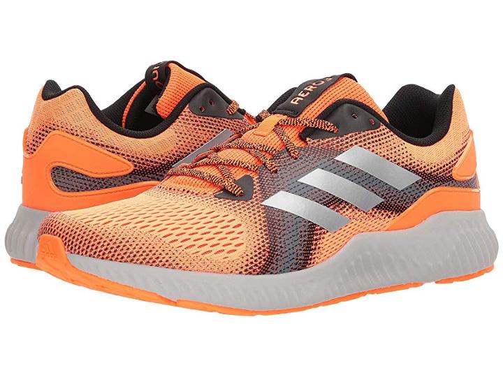 Adidas Running Aerobounce (solar Orange/core Black/grey Five) Men's Running Shoes