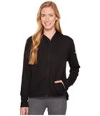 Nike Dry Full-zip Training Hoodie (black/black/white) Women's Sweatshirt
