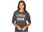 The Original Retro Brand Touchdown Super Soft Haacci Pullover (black) Women's Clothing