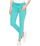 Sam Edelman The Kitten Ankle In Teal (teal) Women's Jeans