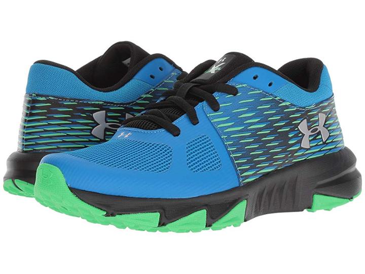 Under Armour Kids Ua Bgs X Level Prospect (big Kid) (blue Circuit/black/metallic Silver) Boys Shoes