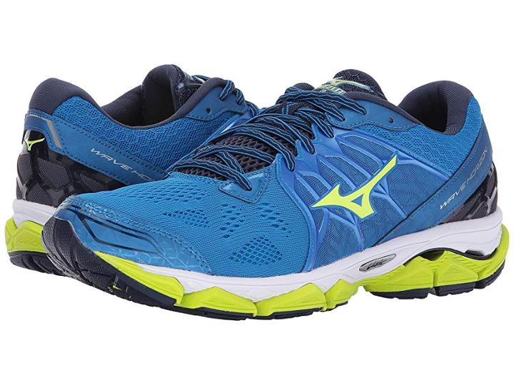 Mizuno Wave Horizon (directoire Blue/safety Yellow/peacoat) Boys Shoes