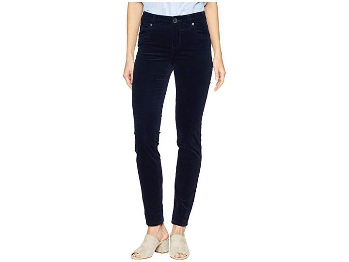 Kut From The Kloth Diana Cord Skinny Jean (navy) Women's Jeans