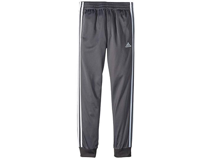 Adidas Kids Yrc Iconic Tricot Jogger (big Kids) (dark Grey) Boy's Casual Pants