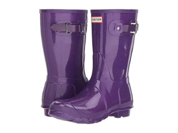 Hunter Original Starcloud Short Rain Boots (acid Purple) Women's Rain Boots