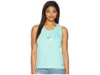 Life Is Good Bumbling Around Sleeveless Crusher Tee (cool Aqua) Women's Sleeveless