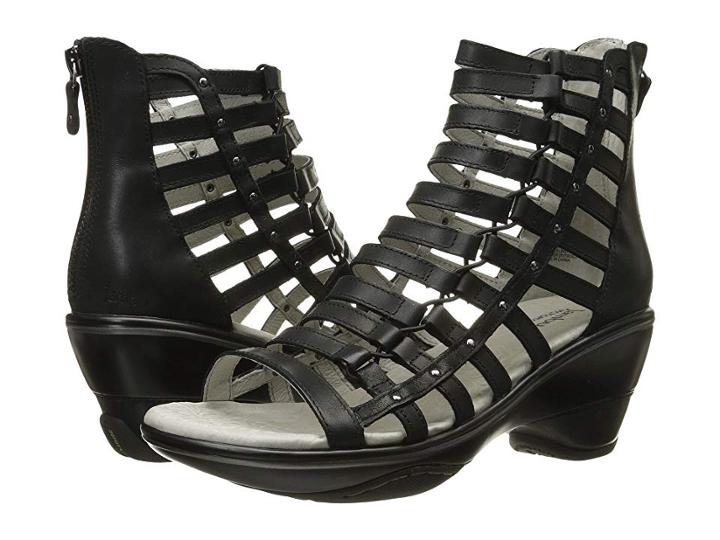 Jambu Brookline (black) Women's Wedge Shoes