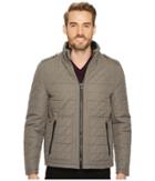 Kenneth Cole New York Quilted Poly Jacket (taupe) Men's Coat