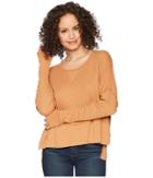 Lamade Lori Long Sleeve Top (brown Sugar) Women's Long Sleeve Pullover