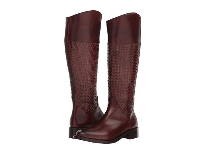 Sesto Meucci Zalia (sport Rust Antique Calf/tan Weave) Women's Boots