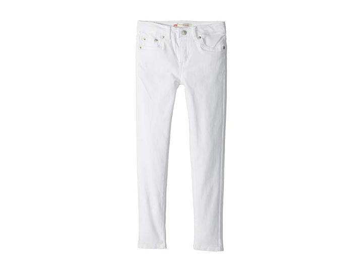Levi's(r) Kids 710 Brushed Twill Super Skinny Jeans (little Kids) (white) Girl's Jeans