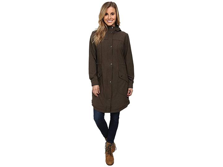 Exofficio Omettitm Trench (cigar Heather) Women's Coat