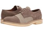 Eleventy Suede/canvas Brogue (tan) Men's Shoes