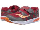 Saucony Kids Baby Ride Pro (toddler/little Kid) (red/grey/orange) Boys Shoes