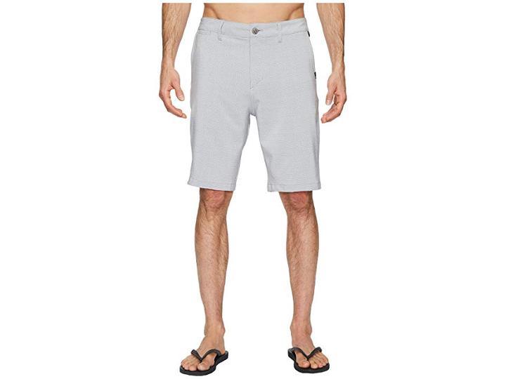 Quiksilver Union Plaid Amphibian 21 Walkshorts (sleet) Men's Shorts