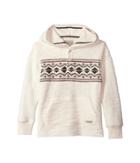 Lucky Brand Kids Long Sleeve Pullover Hoodie (big Kids) (oatmeal Heather) Boy's Clothing