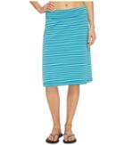 Royal Robbins Active Essential Stripe Skirt (reservoir) Women's Skirt