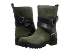 Nine West Outnup (dark Green/black Suede) Women's Boots
