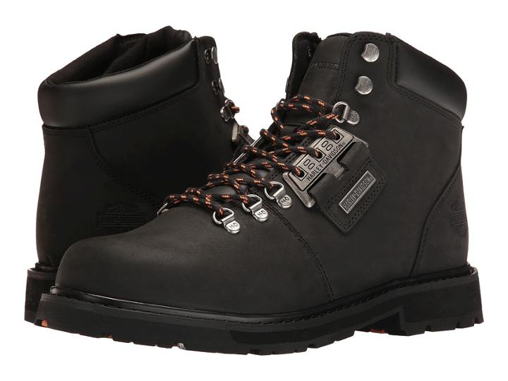 Harley-davidson Templin (black/black) Men's Lace-up Boots