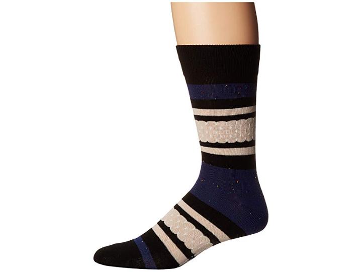 Richer Poorer Provence (navy) Men's Crew Cut Socks Shoes