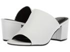 Kenneth Cole Reaction Mass-ter Mind (white Tumbled Leather) Women's Clog/mule Shoes
