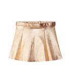 Kate Spade New York Kids Metallic Skirt (toddler/little Kids) (rose Gold Metallic) Girl's Skirt