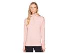 Nike Element 1/2 Zip Top (rust Pink/heather) Women's Long Sleeve Pullover
