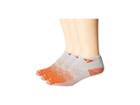 Drymax Sport Thin Run Mini Crew 3-pair Pack (sunburst/orange/gray) Crew Cut Socks Shoes
