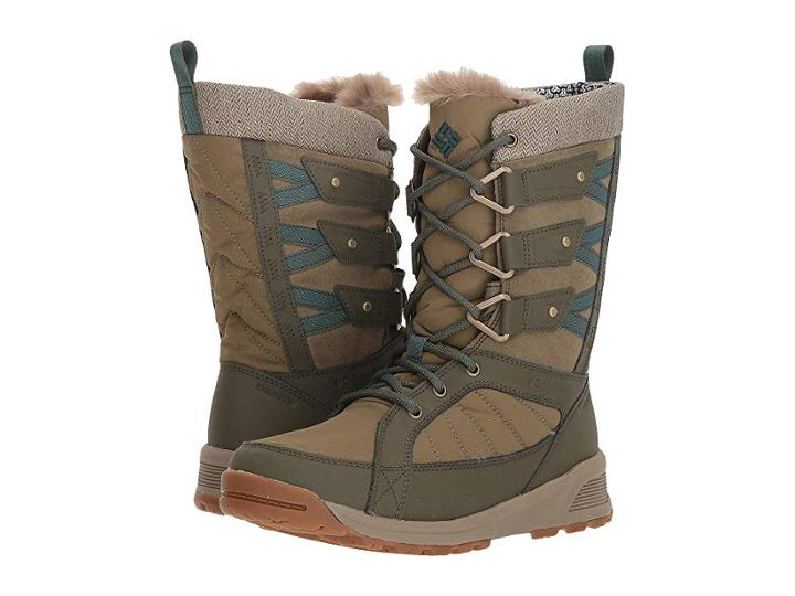 Columbia Meadows Omni-heat 3d (artichoke Green/deep Wave) Women's Cold Weather Boots